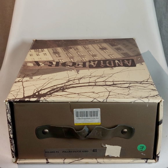 Andìa Fora black leather side-zip laced combat boots, EU41, EUC - Picture 15 of 15